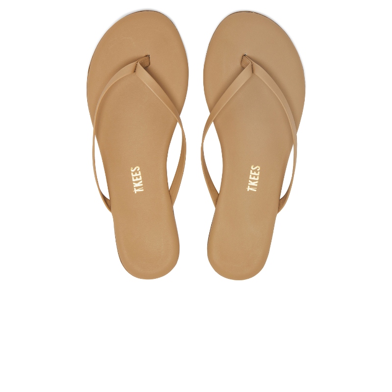 TKEES FOUNDATIONS 人字拖鞋 棕色 女款REVOLVE小众