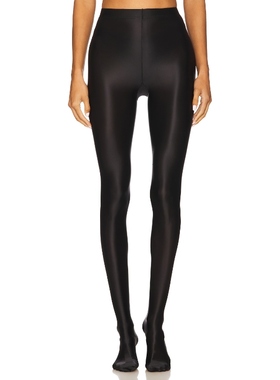 Stems SLICK GLOSS 连裤袜 黑色REVOLVE小众新款