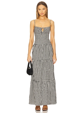 MORE TO COME LILI 裙子 黑色REVOLVE小众新款