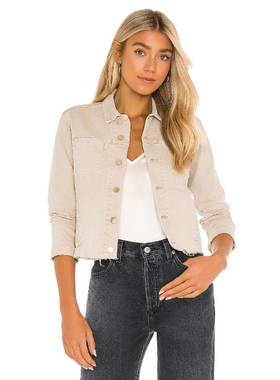 L'AGENCE 翻领夹克简约短款外套REVOLVE小众新款