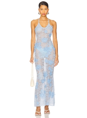 [冬季新品]SNDYS VESPER 长裙 Baby Blue REVOLVE小众