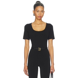 Adalynn 黑色REVOLVE小众新款 Bodysuit neck SIMKHAI