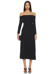 SLEEVE 裙子 Kamali revolve小众新 FLARED NECK Norma COWL