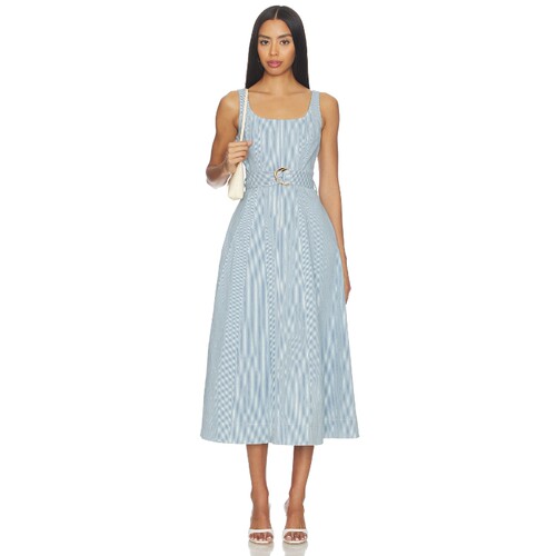 Karina Grimaldi LILLIANA 牛仔长款连衣裙 26春夏新品 revolve小