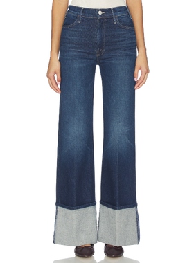 MOTHER HUSTLER 阔腿 蓝色美式复古风REVOLVE小众新款