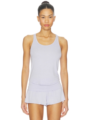 LUNYA Soft Modal Rib Curved Hem Tank Top revolve小众新款