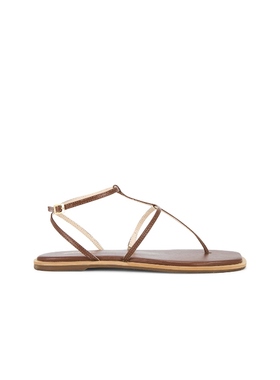Kaanas Aisha Strappy Gladiator Sandal 棕黄色REVOLVE新款女鞋