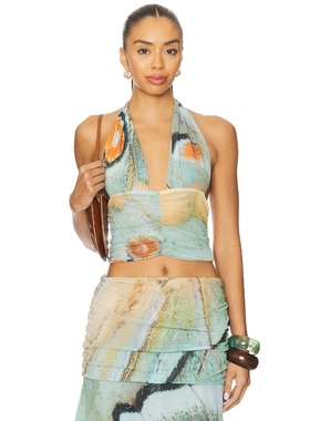 Feners Festa Top Marbre Baby BlueREVOLVE小众新款