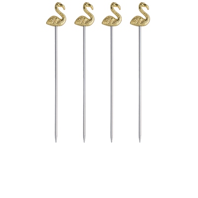 Here's How The Lily Cocktail Picks 金属金色 REVOLVE小众新款