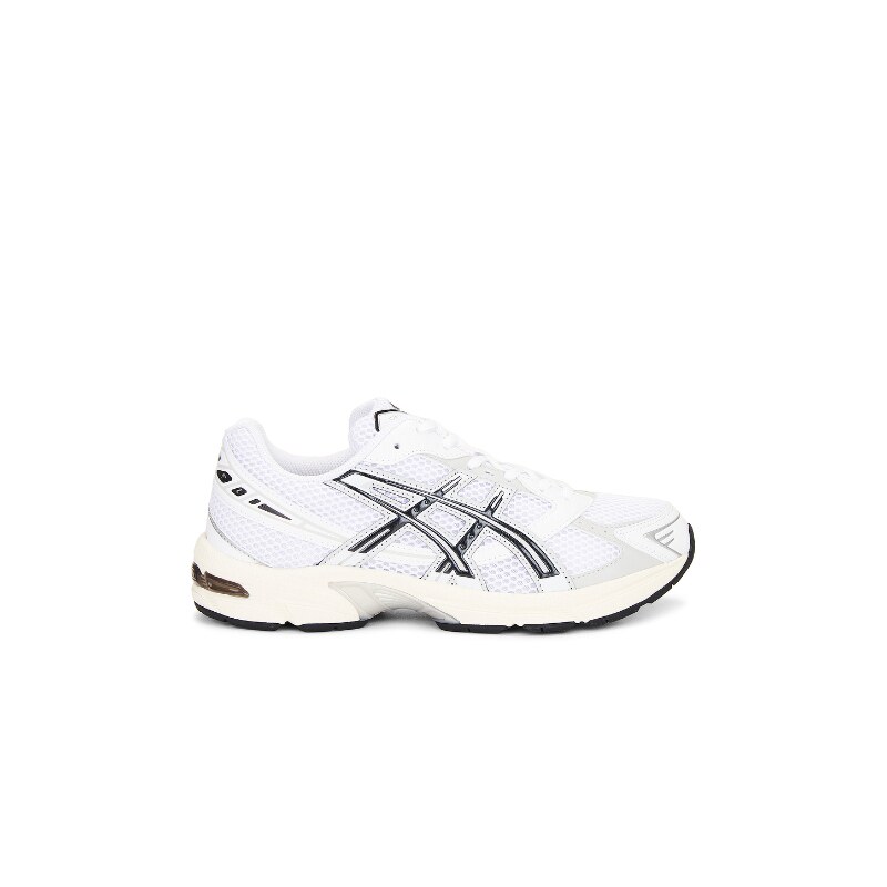 Asics早秋新品白色运动鞋复古风厚底休闲球鞋休闲气质REVOLVE