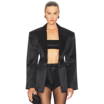 [冬季新品] Courtney Zheng 丝绸羊毛西装外套美式休闲风REVOLVE