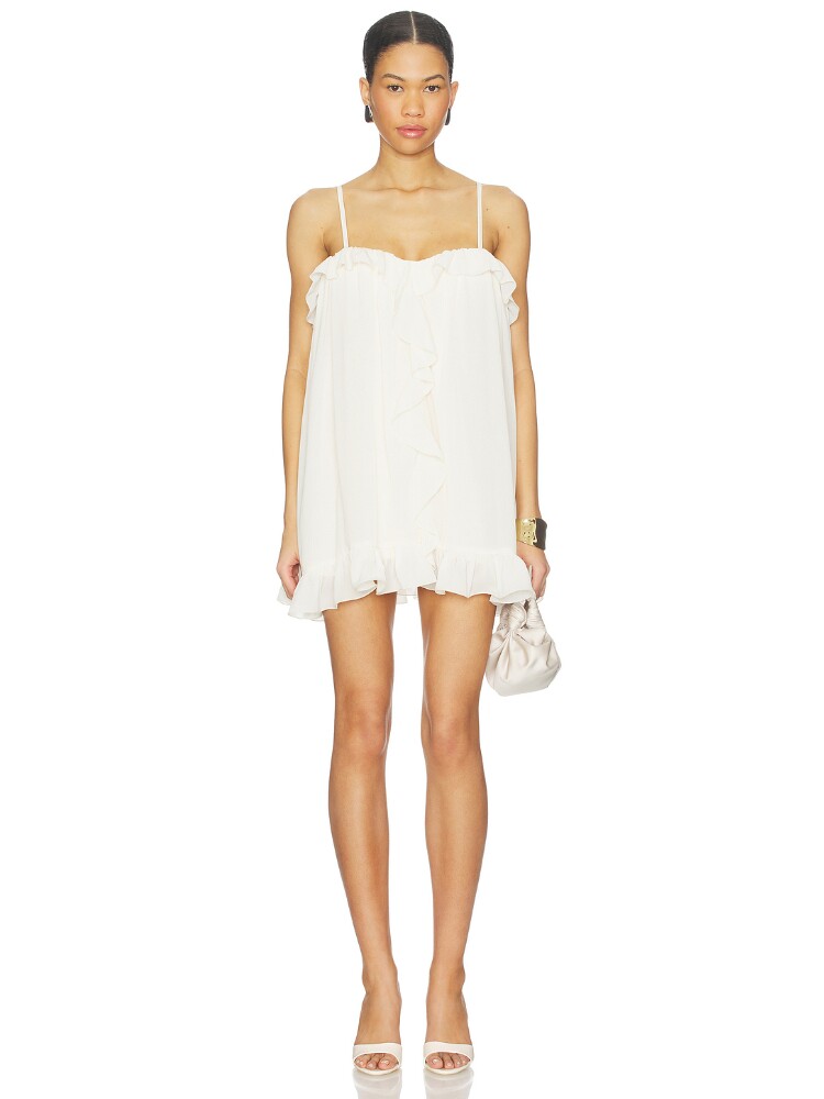 Runaway The Label Kristia Flounce Ruffle Mini Dress revolve