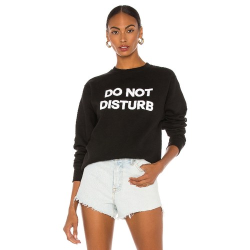 [冬季新品]Jessica推荐DEPARTURE 标语T恤圆领休闲卫衣REVOLVE