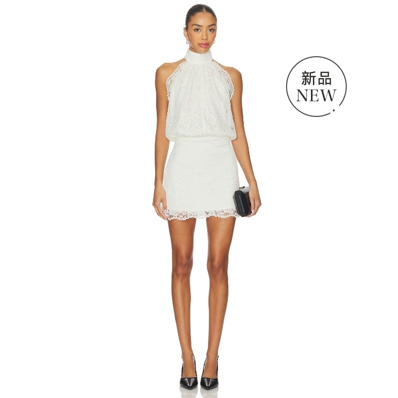 [秋季新品]Lovers and Friends MARGARET 裙子 白色REVOLVE小众