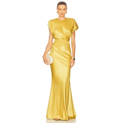 [冬季新品]Zhivago BOND 长裙 黄色REVOLVE小众