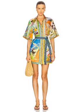 Alemais LUCKY PACE 连衣裙 绿色REVOLVE小众新款