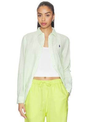 Polo Ralph Lauren Linen Long Sleeve Sport Shirt revolve小众