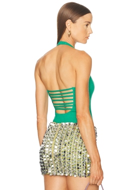 fleur du mal SOFIA 紧身服 绿色REVOLVE小众新款