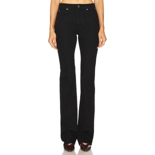 复古风REVOLVE小众新款 GRLFRND 黑色美式 牛仔裤 REMY