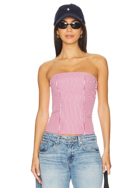 MORE TO COME TINA CORSET 上装 红色REVOLVE小众新款