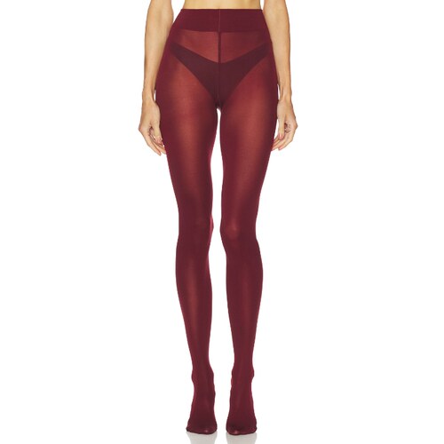 Wolford 沃尔福特 VELVET 连裤袜 红色REVOLVE小众新款