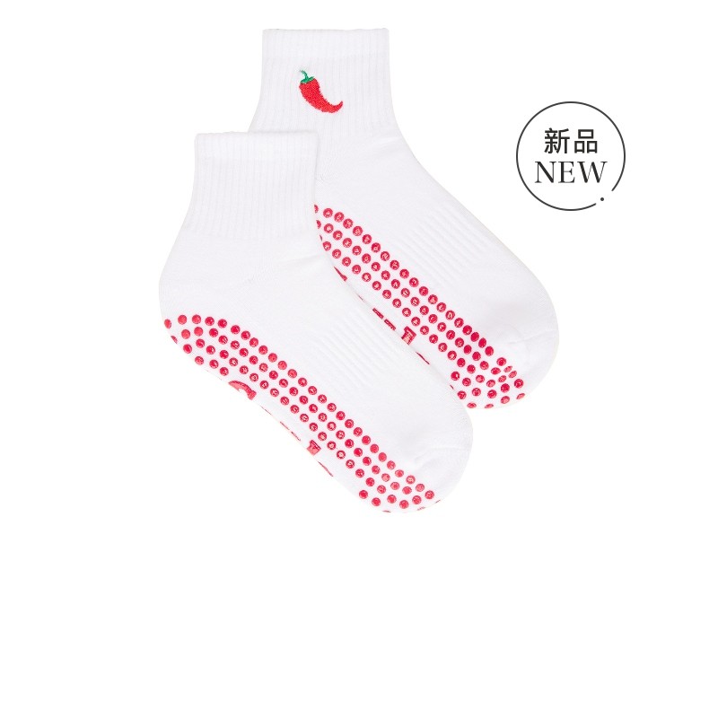 [秋冬新品]Souls. Spicy Grip Socks 白色REVOLVE小众