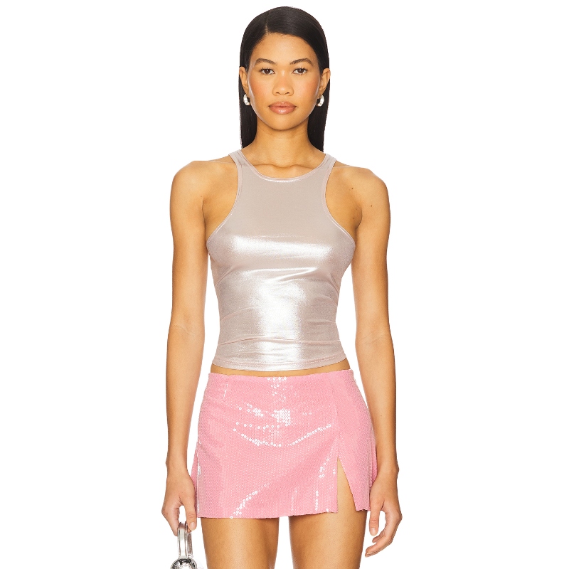 OW Collection NINA无袖上装粉色y2k辣妹风REVOLVE小众新款