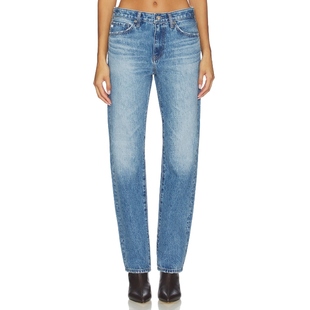[冬季新品]AG Jeans THE BOYFRIEND 男友款蓝色美式复古风REVOLVE