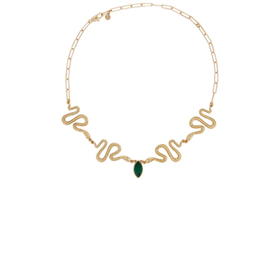 Ettika SEPRENTINA 套索项链 金属金色REVOLVE小众新款