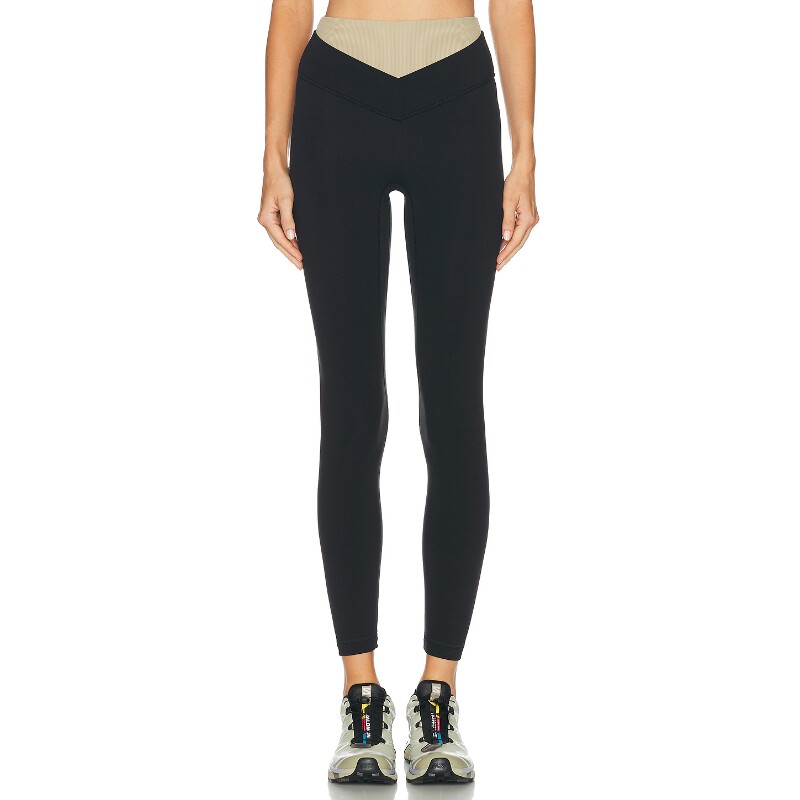 lululemon黑色瑜伽裤运动风秋冬新品高腰修身紧身运动长裤REVOLVE