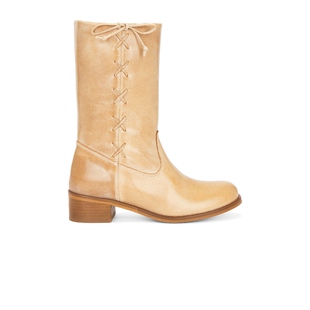 Dico Copenhagen JULIA SIDE LACES 靴子 棕黄色revolve小众新款