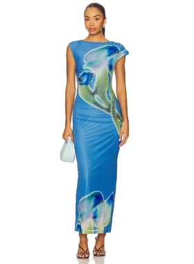 ROAME. JOYCE 裙子 蓝色REVOLVE小众新款