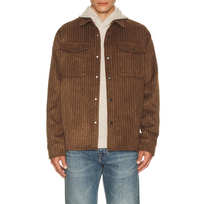 Brixton SELDEN 衬衫 棕色REVOLVE小众新款