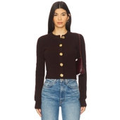 ELLERY 开衫 棕色羊毛衫 Cara REVOLVE小众新款