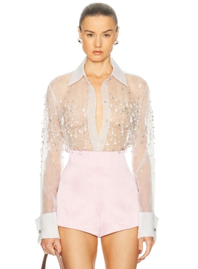 [冬季新品]retrofete AUBRIELLA 上装 白色REVOLVE小众新款