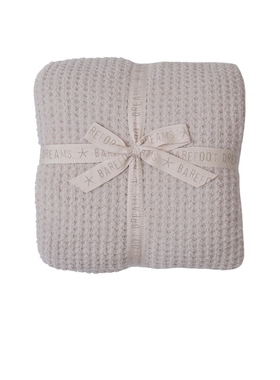 Barefoot Dreams Full/Queen CozyChic Waffle Bed Blanket Taupe
