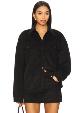 [夏季新品]EB Denim Daniele Shirt Jacket 黑色REVOLVE小众