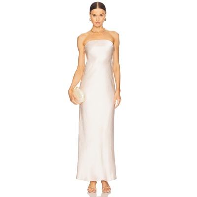 Bec + Bridge AUSTEN 无带长裙 象牙白REVOLVE小众新款