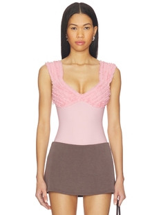 Free People PARTY FAVOR 紧身服 revolve小众新款 粉色