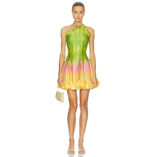 FUORI 粉色REVOLVE小众新款 DRESS 绿色 裙子