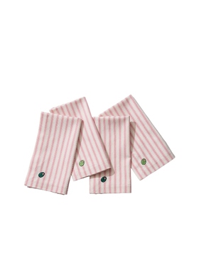 Frasier Sterling OLIVE YOU DINNER NAPKIN 餐巾 粉色REVOLVE小