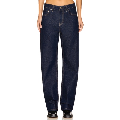 EB Denim Alida Loose Bowed 牛仔裤蓝色丹宁阔腿裤REVOLVE新款