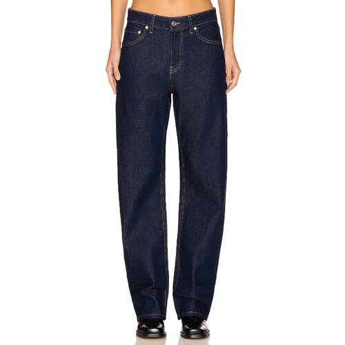 EB Denim Alida Loose Bowed 牛仔裤蓝色丹宁阔腿裤REVOLVE新款