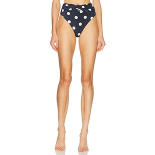 Gaia 性感REVOLVE小众新款 ALOUETTE 藏青色 比基尼泳裤 Cult