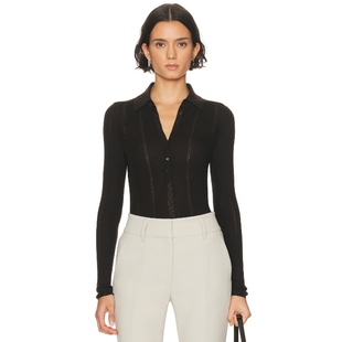 上装 SOPHIA 巧克力色REVOLVE小众新 Hearst Gabriela