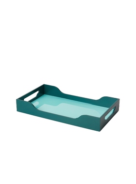 Printworks Medium Swell Lacquered Tray 蓝色 REVOLVE小众新款