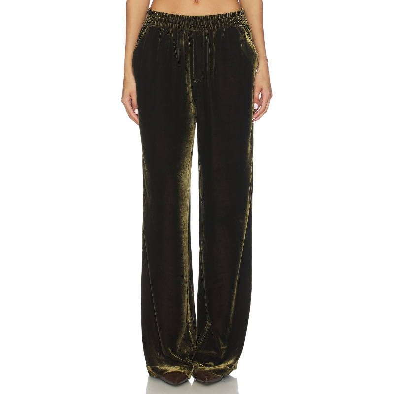 CLOSED WINONA 长裤 深绿色 美式休闲风REVOLVE小众新款