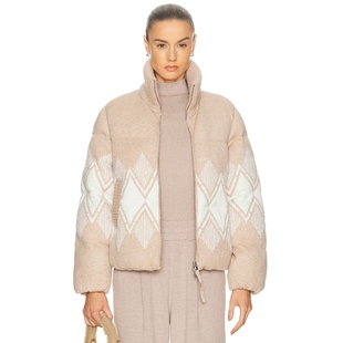 Varley BELINDA 夹克 米色REVOLVE小众新款冬季保暖