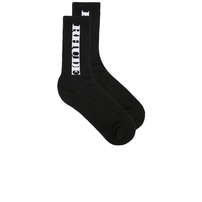 [春季新品]Rhude DINERO 短袜 黑色REVOLVE小众