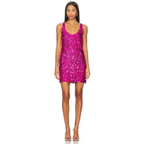 [夏季新品]Show Me Your Mumu AFTER HOURS 连衣裙桃紅色REVOLVE